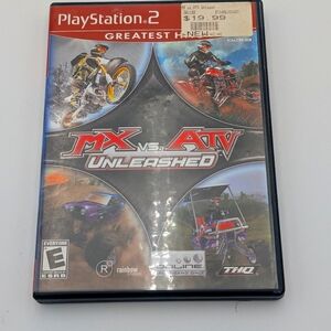 MX vs ATV Unleashed. PlayStation 2.